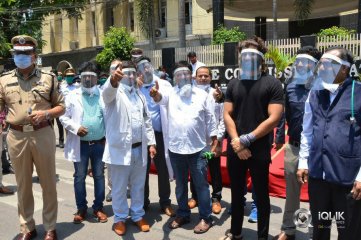 Vijay Devarakonda Launches Face Protection Shields